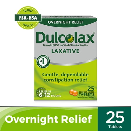 UPC 681421020022 product image for Dulcolax Stimulant Laxative Tablets  Overnight Relief (25ct) | upcitemdb.com