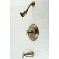 thumbnail image 2 of Kingston Brass KB2633BX Metropolitan Tub and Shower Faucet, Antique Brass, 2 of 3