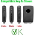 thumbnail image 2 of Key Fob Cover Compatible with Mazda 3 CX-9 MX-30 EV CX-5 CX-30 CX-50 CX-90 2023-2026 Metal Key Cover Keychain Case Holder Protector, 2 of 6