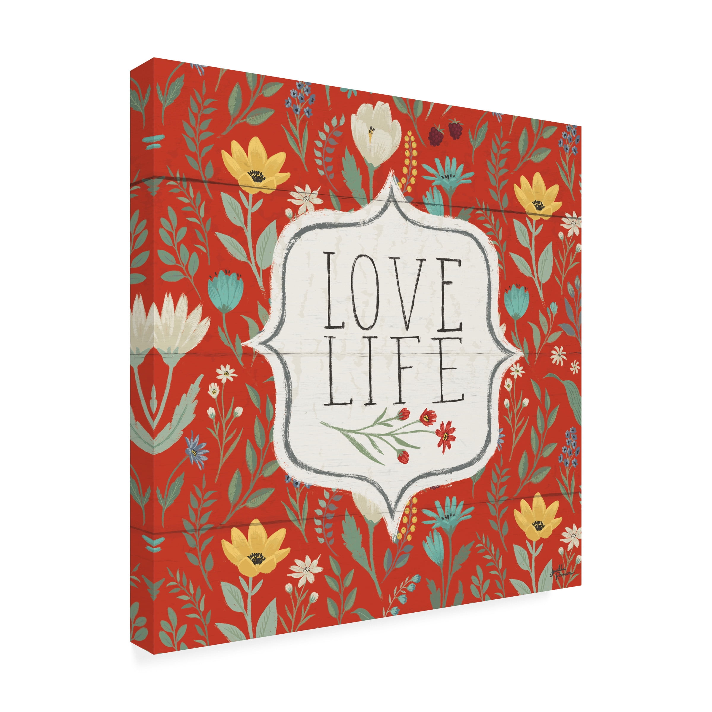 Janelle Penner 'Blooming Thoughts V' Canvas Art
