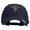 Navy, variant on U.S. Army Specialist Corps Embroidered Washed Solid Pigment Dyed Cotton Twill Brass Buckle Cap - Navy OSFM