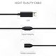 thumbnail image 2 of Universal Black USB Cable for Steering Wheel and Pedal Replacement Adapter, 2 of 5