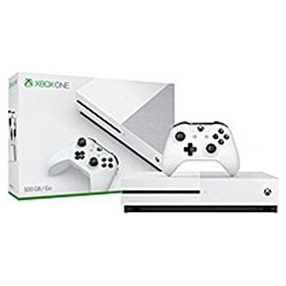 Restored Microsoft Xbox One S 500GB Blu-Ray Disc Player 500 GB Console (Refurbished)