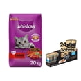 thumbnail image 1 of Whiskas Original Carne 20 kg + Caja Sheba Sobre Atún Marinado 85 G (24 Pzas), 1 of 5