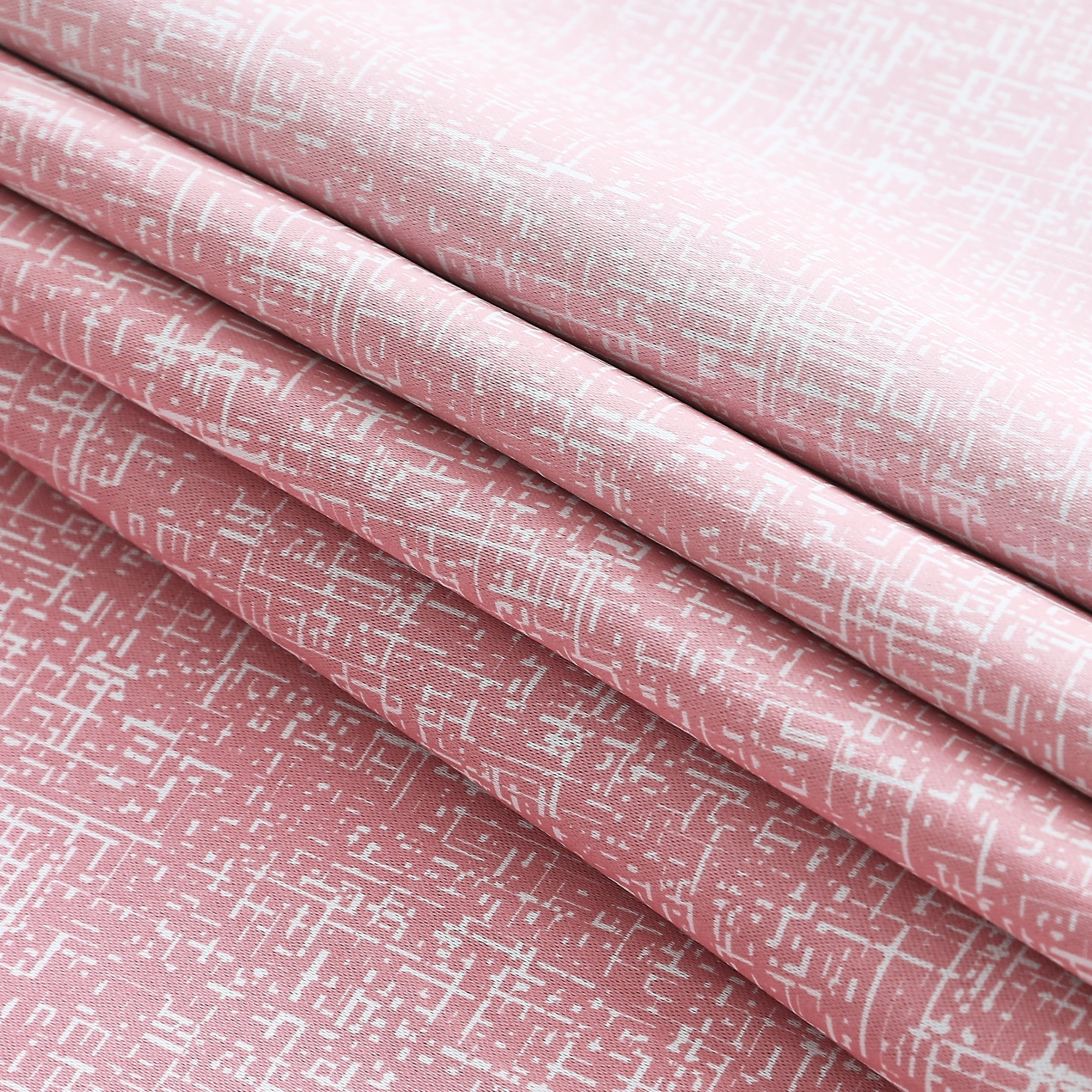 Junvictex Ombre Pink Blackout Curtains, Grommet Top Design, Triple Weave Fabric with Black Layer for Enhanced Privacy and Light Control, Bedroom Window Drapes,54"x95