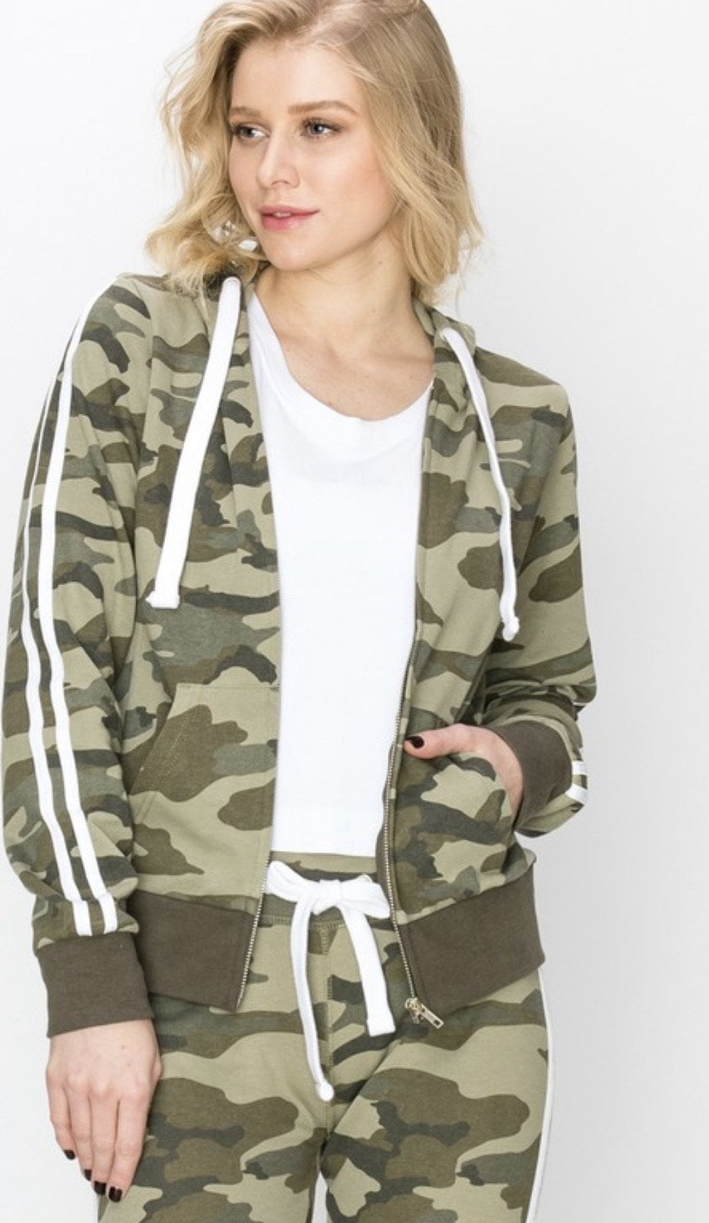 camo zip up hoodie walmart
