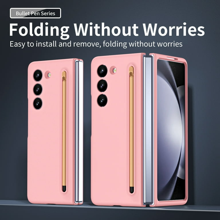 Dteck Slim Silicone Case for Samsung Galaxy Z Fold 6 with S Pen