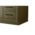 thumbnail image 5 of Elegant Kitchen and Bath Alden 54 Inch Single Bathroom Vanity In Chestnut Brown, 5 of 13