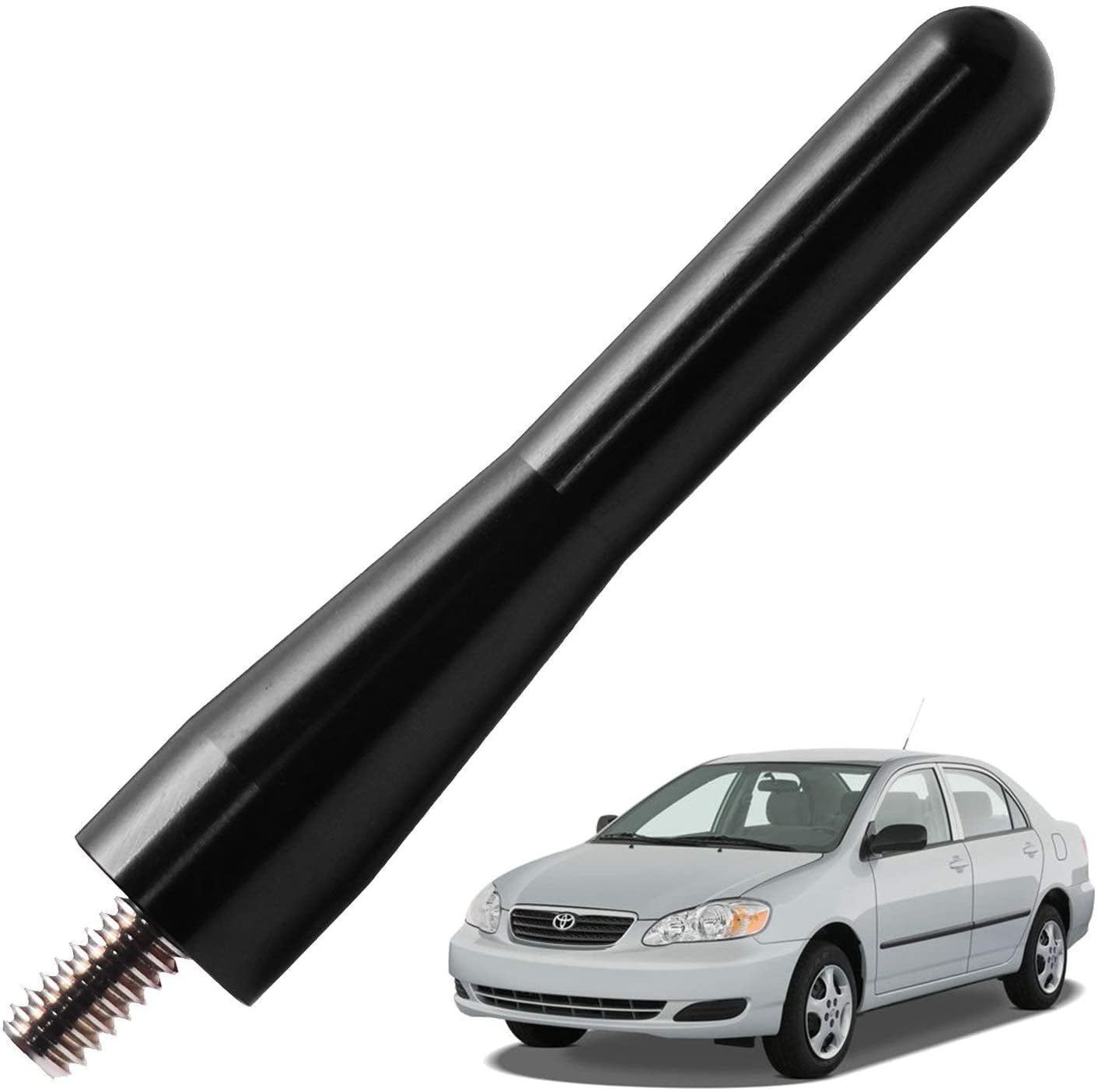 5.25 inches-Blue JAPower Replacement Antenna Compatible with Dodge Nitro 2007-2010