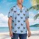thumbnail image 3 of Fotbe Corgi Dog Camisa Hawaiana para Hombre Unisex – Camisa Casual de Verano con Botones de Manga Corta de Algodón y Lino,Large, 3 of 7