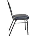 thumbnail image 3 of Pemberly Row 35" Metal and Vinyl Stack Chair in Midnight Blue/Black Sandtex, 3 of 5