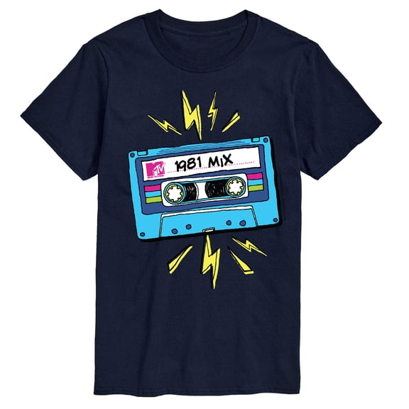 MTV - 1981 Mix Cassette Tape - Men's Short Sleeve Graphic T-Shirt