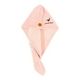 thumbnail image 4 of SDJMa Rapid Drying Towel, Microfiber Hair Towel Wrap, Coral Velvet Quick Dry Hair Turban, Super Absorbent Hair Wrap Turban, Soft Hair Wrap Towels for Women, Wet Hair, Curly, Longer, Thicker Hair, 4 of 8