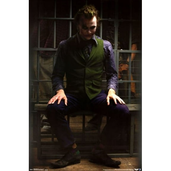 The Dark Knight - Joker Jail Laminated Poster Print (24 x 36)