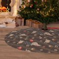 thumbnail image 6 of Sikiie Dachshund Dog Puppy 30-48 inches {designName} Print Christmas Tree Skirt Snowman Xmas Tree Skirt with Edge Christmas Decorations for Holiday Party36", 6 of 7