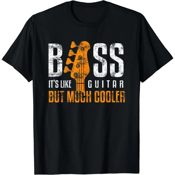 NEW LIMITED Bass Its Like Guitar But Much Bassist And Guitar Player T-Shirt