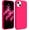 Hot Pink, variant on Designed for iPhone 13 Case, [Silicone Ultra Slim Thin Series], Full Body Shockproof Protective Phone Case with Soft Anti-Scratch Microfiber Lining Cover Apple iPhone 13, 6.1 inch, Baby Pink