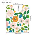 thumbnail image 5 of Yayeee Bath Rug for Bathroom Floor Non Slip Rectangle Fluffy Soft Absorbent Mat, 16"x24", Retro Orange Floral, 5 of 7