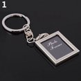 thumbnail image 1 of LNGOOR Creative Mini Heart Square Round Oval Insert Photo Frame Rotary Keychain Keyring, 1 of 8