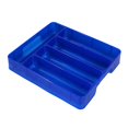 thumbnail image 4 of Cutlery Tray Multi Compartments Multifunction for Office Bathroom Cutlery Blue, 4 of 8