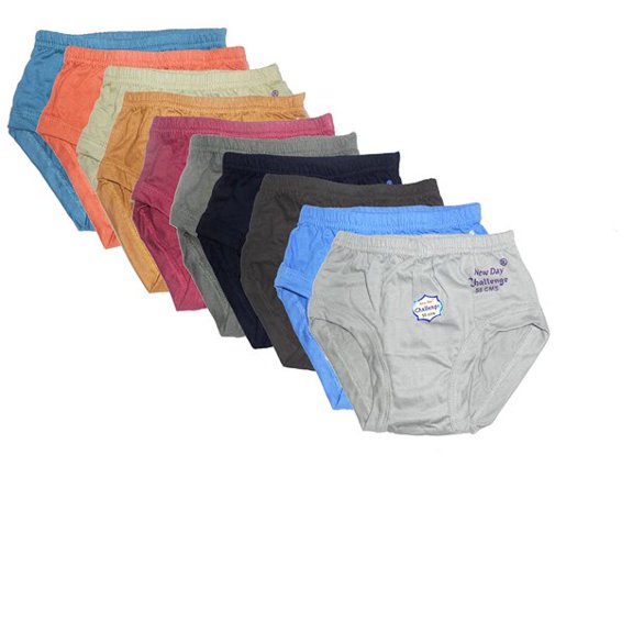 New Day Baby Boys' Cotton Brief Pack Of 10 Multi-Color