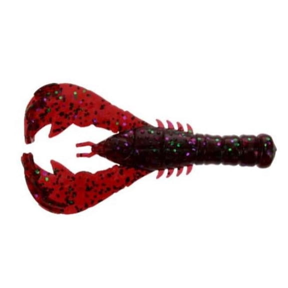 GSM Fishing YAM-CRAW4-415 4 in. Yama Craw Lures, Plum Candy - Pack of 6