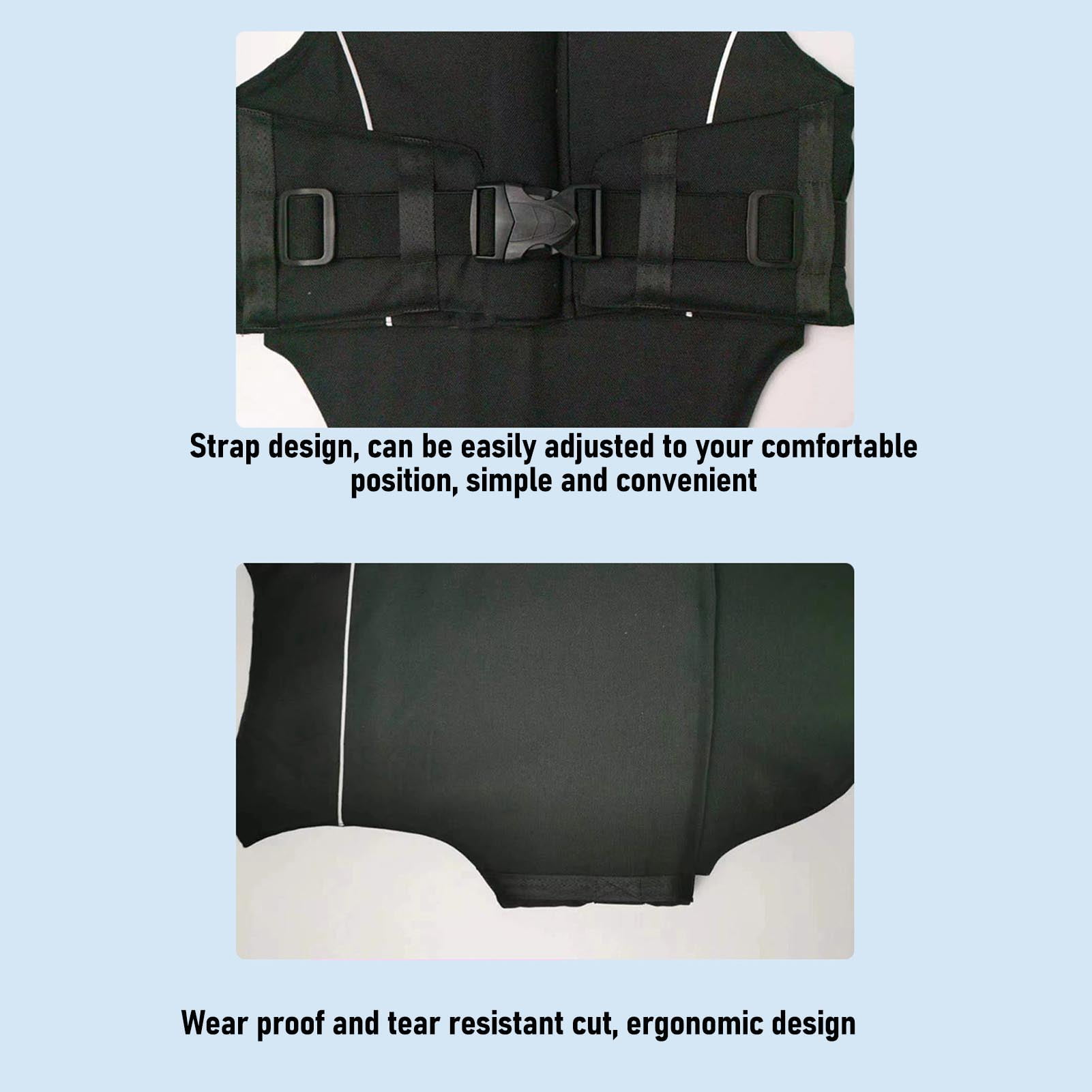 Nieyigj Equestrian Safety Vest Breathable EVA Shock Absorbing Foam Padded Protective Horse Riding Body Protector for Kids and Adults, Black, Size XS (Fits 3.9 to 4.6 ft / 1.2 to 1.4 m)