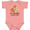 thumbnail image 3 of Inktastic Grandma Loves Me Woodland Fox Boys or Girls Baby Bodysuit, 3 of 5