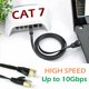 thumbnail image 5 of Inteprter Cable Ethernet Cat 7 Cable de red Ethernet blanco/negro Cable de conexión Compatible para ordenador portátil Cable de enrutador Cable Cables de computadora negro 5M, 5 of 6