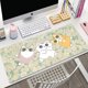 thumbnail image 3 of Alfombrilla de ratón con diseño de gato japonés, alfombrilla de ratón grande para jugador de escritorio, accesorios para juegos de ordenador, alfombra artística de 900x400, alfombrillas de juego, alfo, 3 of 5