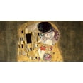 thumbnail image 2 of Klimt, Gustav 32x18 White Modern Wood Framed Museum Art Print Titled - The Kiss, 2 of 4