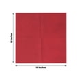 thumbnail image 4 of BalsaCircle 20 Burgundy Square 10x10" Disposable Airlaid Paper Cocktail Napkins Party Events Decorations Supplies, 4 of 8
