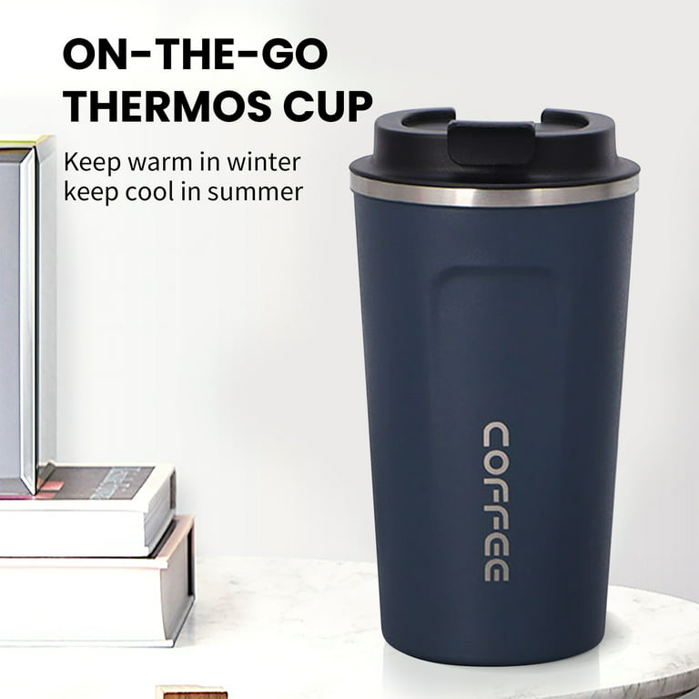 380ML/510ML Stainless Steel Car Coffee Cup Leakproof Insulated Thermal  Thermos Cup Car Portable Travel Coffee Mug