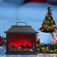 thumbnail image 1 of Luz de noche retro, chimenea eléctrica falsa, chimenea eléctrica con efecto de llama, luz LED de chimenea sin llama de simulación retro para balcón de patio decorativo, 1 of 3
