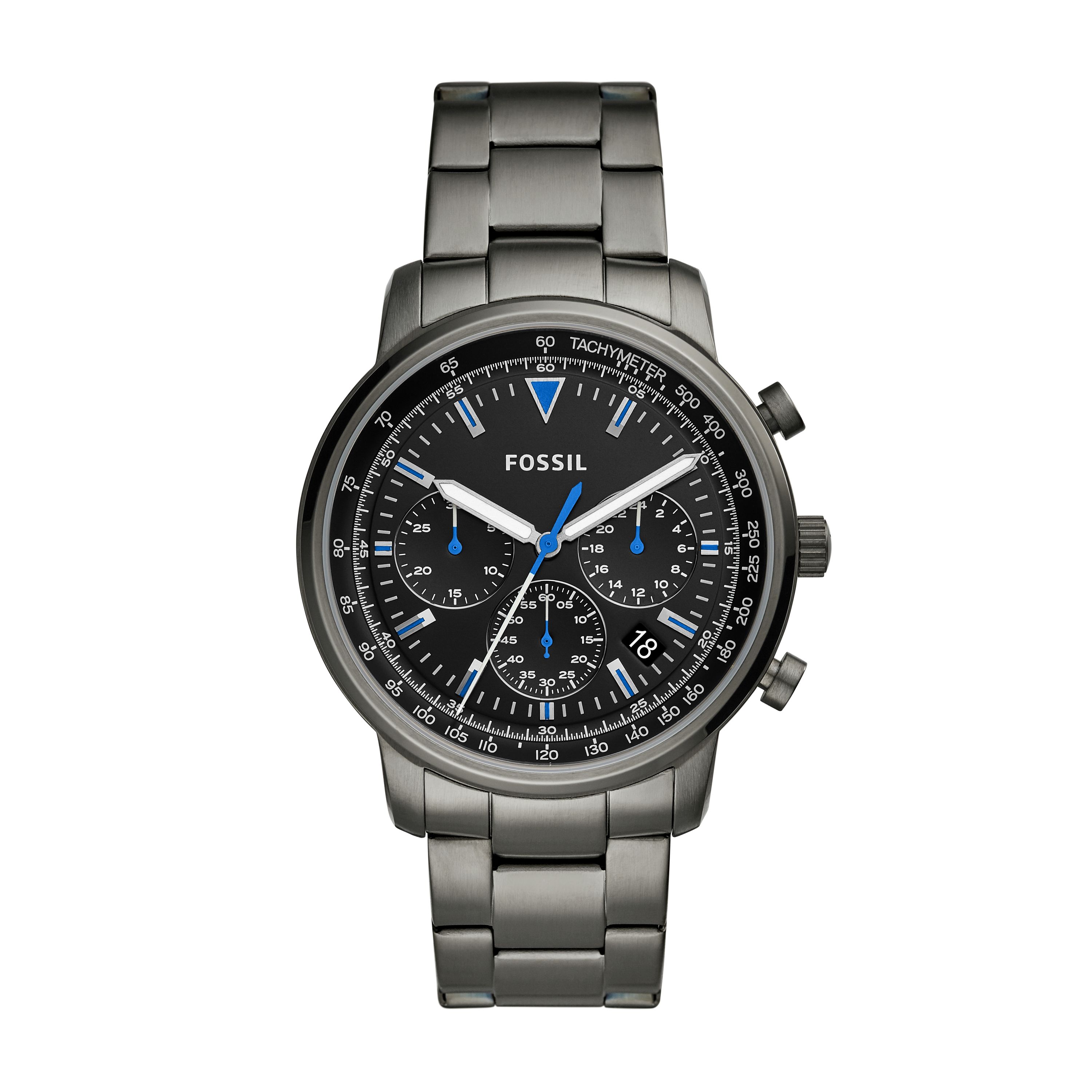 Fossil Orologio Uomo FS5706 – Cronografo Bicolore Acciaio, Vetro Minerale, Movimento Al Quarzo, Cinturino 22 Mm, Impermeabile 5 ATM