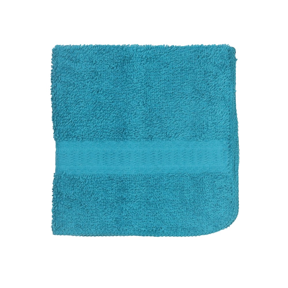 Mainstays Basic Solid Washcloth, Turquoise