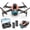 Black, variant on D99 GPS Drone with 8K UHD Camera, Foldable Quadcopter for Adults Beginners, Brushless Motor, VR Mode, 2 Batteries, Orange