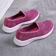 thumbnail image 5 of Bmisegm Women's Shoes Soft Bottom Breathable Flat Ladies Casual Shoes Mom Shoes Womens Casual Shoes Pink 37, 5 of 9