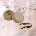 thumbnail image 4 of uds Mini anillo redondo de madera caja de anillo de joyería caja de madera maciza de boda, caja de almacenamiento anillos pendientes collares caja de joyería caja de regalo, 4 of 5