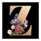 thumbnail image 1 of Kit de pintura de diamante 5D DIY flor Z completo redondo taladro mosaico cuadro decoración de pared Likrtyny Arte deco, 1 of 9