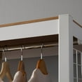 thumbnail image 3 of Best Home Fashion Kepsuul Two Tier Clothing Rack Customizable Modular Shelving and Storage Unit, 3 of 11