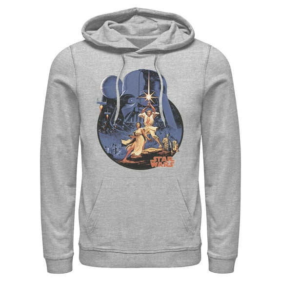 Mens Star Wars Stellar Scene Lightweight Hoodie