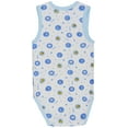 thumbnail image 4 of ToBeInStyle Boy's Pack of 4 Ultra-Soft Cotton Baby Tank Top Bodysuits - Bears - 3 Years Old, 4 of 4