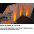 thumbnail image 4 of Luces LED de lavado Rockville Mini IR4 negras, paquete de 4 unidades, RGBWA+UV, 4 of 9