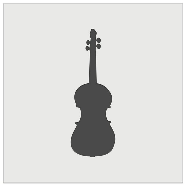 Violin Music Instrument Silhouette DIY Cookie Wall Craft Stencil - 7.0 Inch