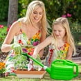 thumbnail image 3 of Plastic Watering Can for Indoor & Outdoor Plants, 1 Gallon Watering Pot for Garden Flower with Long Spout and Sprinkler Head, Easy Pour, 3 of 3