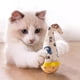 thumbnail image 2 of Gato interactivo de madera con balanceo para gatos de interior, se endereza solo, con sombrero y, 2 of 4
