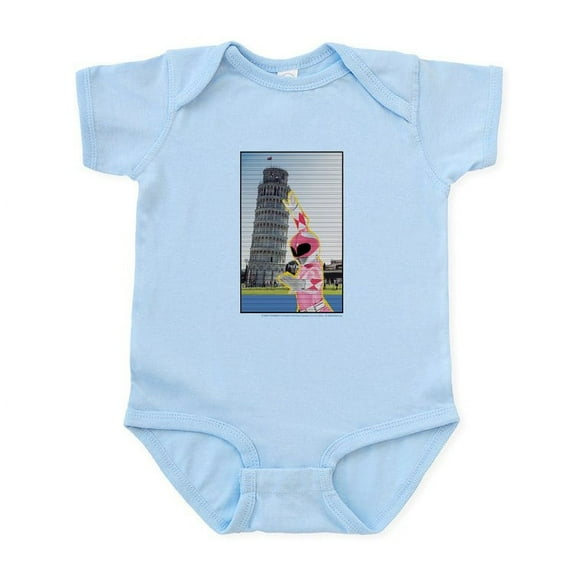 CafePress - Power Rangers Pink Ranger At The Lea - Baby Light Bodysuit, Size Newborn - 24 Months