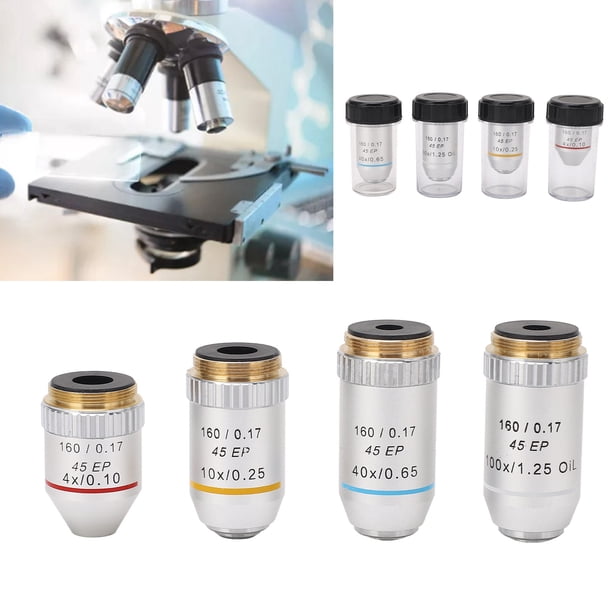 Obiettivi Acromatici Infinity Per Microscopio Olymp - Varie Ingrandimenti (4x, 10x, 20x, 40x, 60x, 100x) - Foto 3