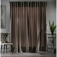 thumbnail image 4 of 3S BROTHERS Solid Linen Look Curtains Drapes Home Decorative Set of 2 Panels Linen Window Curtains Hanging Back Tap & Rod Pocket Nursery Room Bedroom Office - Barley 52"x84" Each, 4 of 7
